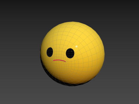 Prop270 Sad Head 3Dモデル
