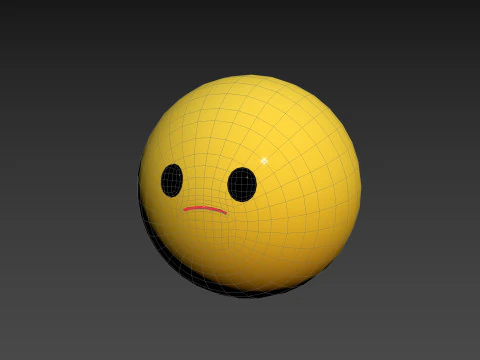 Prop270 Testa triste Modello 3D