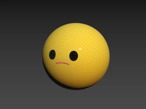 Prop270 Testa triste Modello 3D