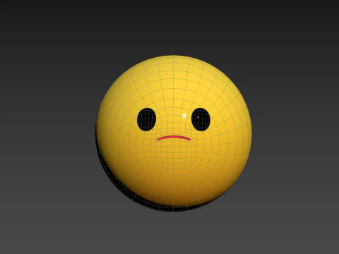 Prop270 Testa triste Modello 3D