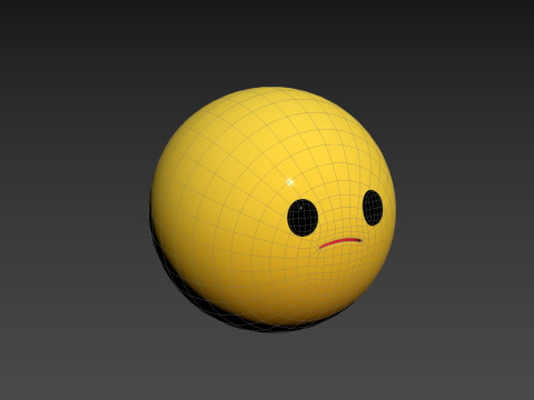 Prop270 Sad Head 3Dモデル