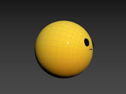 Prop270 Testa triste Modello 3D