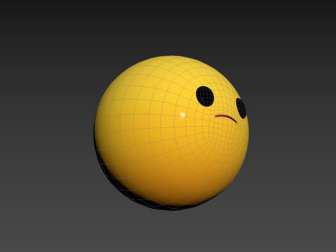 Prop270 Sad Head 3Dモデル