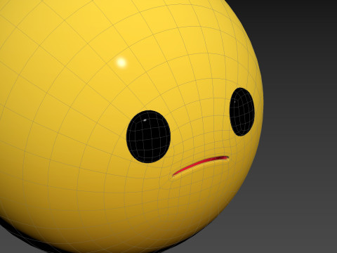 Prop270 Sad Head 3Dモデル