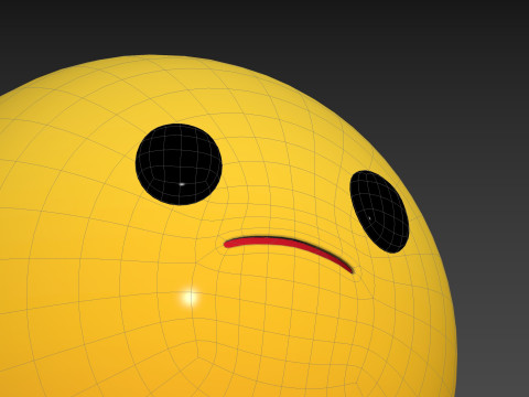Prop270 Sad Head 3Dモデル