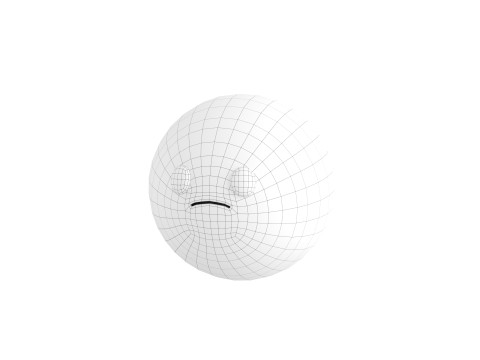 Prop270 Sad Head 3Dモデル