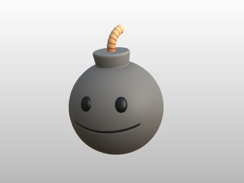 Prop272 Bomb Head Modelo 3D