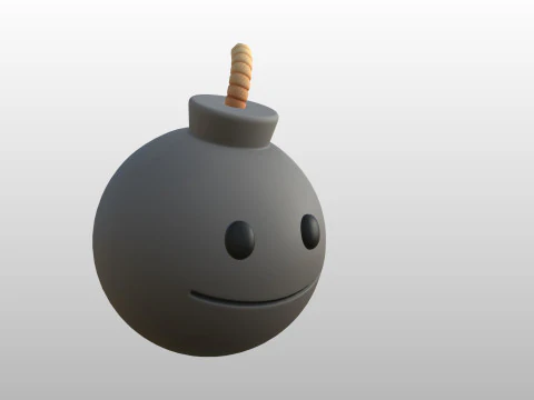 Prop272 Bomb Head 3D Model