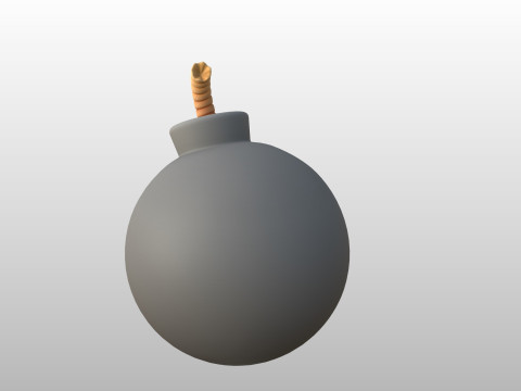 Prop272 Bomb Head Modelo 3D