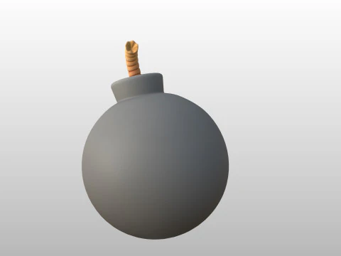 Prop272 Bomb Head 3D Model