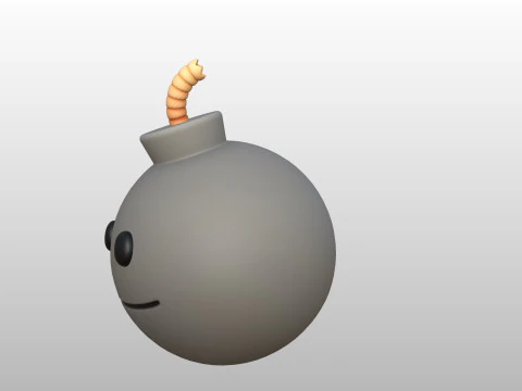 Prop272 Bomb Head 3D Model
