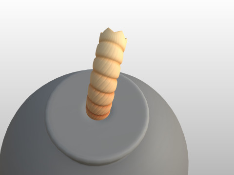 Prop272 Bomb Head Modelo 3D