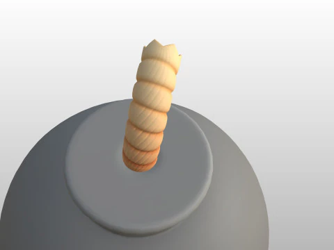 Prop272 Bomb Head 3D Model