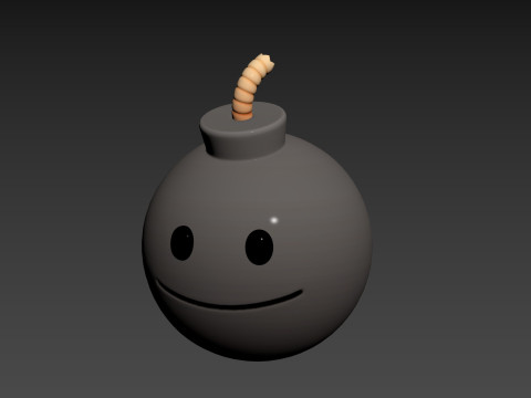 Prop272 Bomb Head Modelo 3D