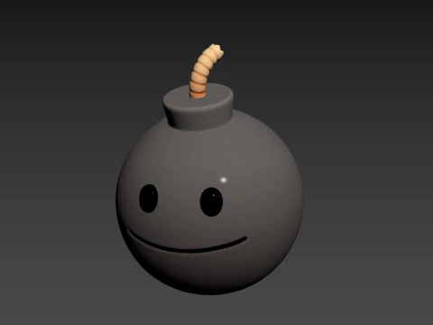 Prop272 Bomb Head 3D Model