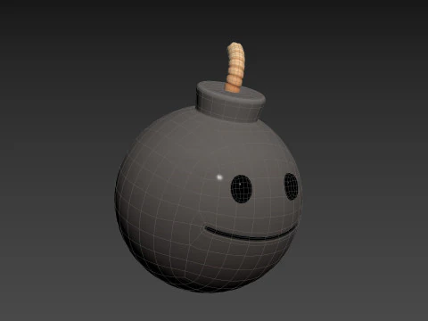 Prop272 Bomb Head 3D Model