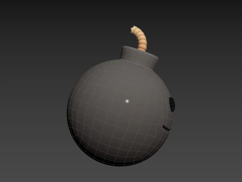 Prop272 Bomb Head 3D Model