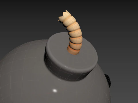 Prop272 Bomb Head 3D Model