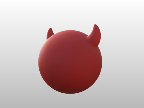 Prop273 Devil Head Model 3D