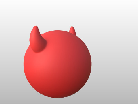 Prop273 Devil Head Model 3D