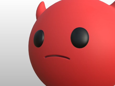 Prop273 Devil Head Model 3D