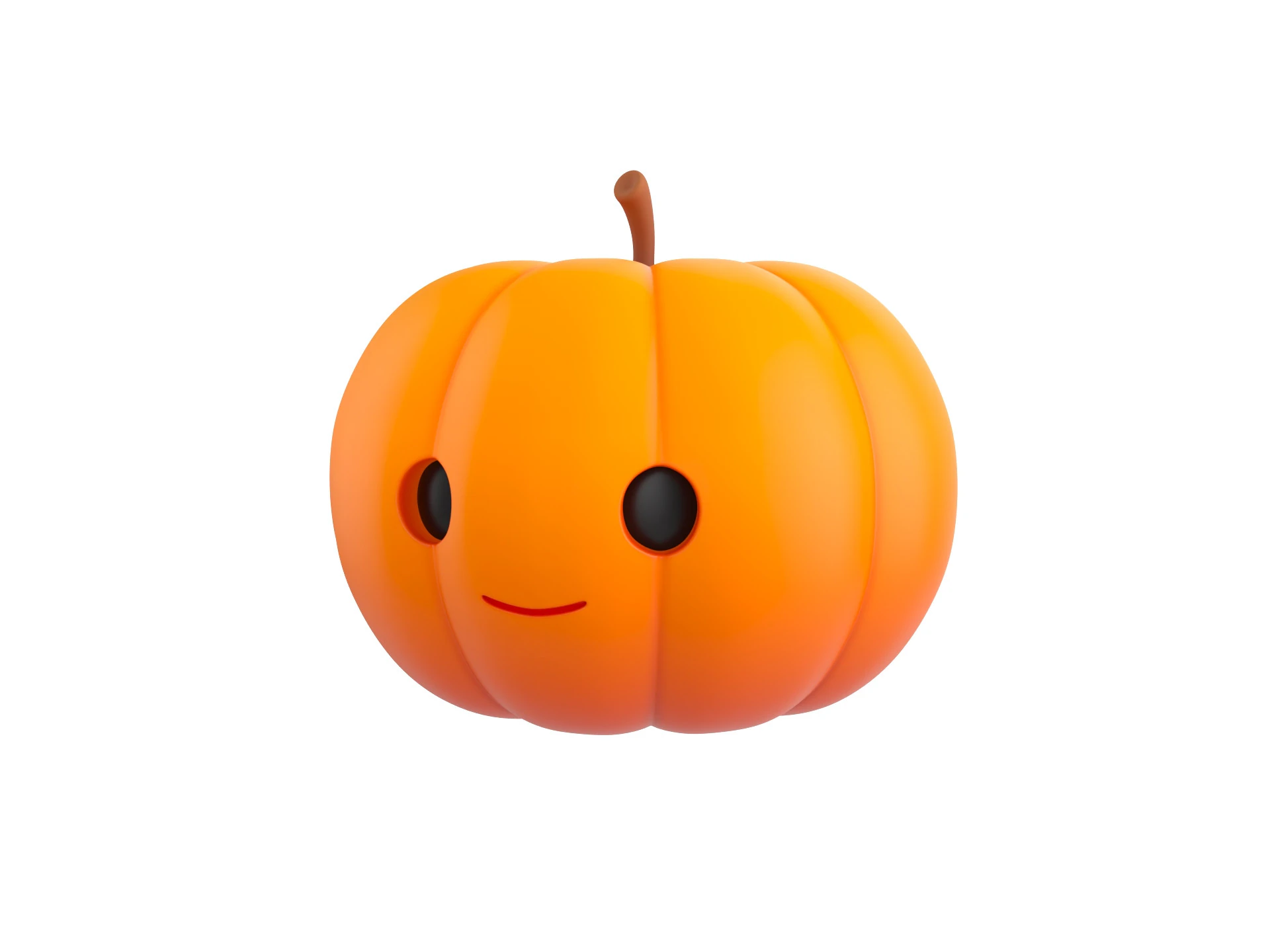 Prop274 Pumpkin Head 3D Model .c4d .max .obj .3ds .fbx .stl .blend 