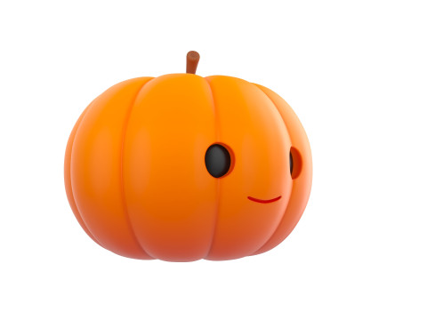 Prop274 Pumpkin Head 3D Model