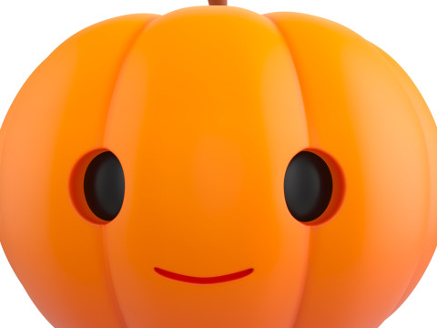 Prop274 Pumpkin Head 3D Model