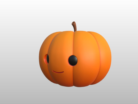 Prop274 Pumpkin Head 3D Model