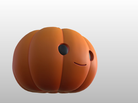 Prop274 Pumpkin Head 3D Model