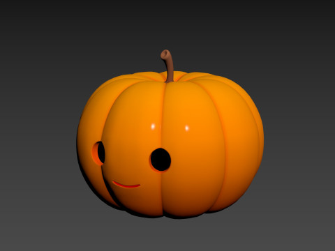 Prop274 Pumpkin Head 3D Model