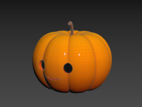 Prop274 Pumpkin Head 3D Model