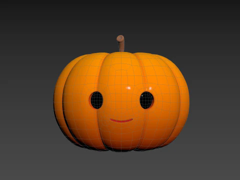 Prop274 Pumpkin Head 3D Model