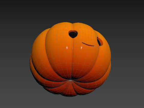 Prop274 Pumpkin Head 3D Model