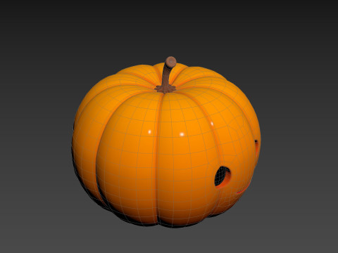 Prop274 Pumpkin Head 3D Model