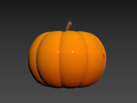 Prop274 Pumpkin Head 3D Model
