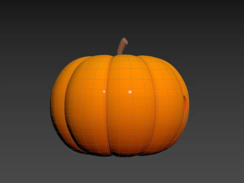 Prop274 Pumpkin Head 3D Model
