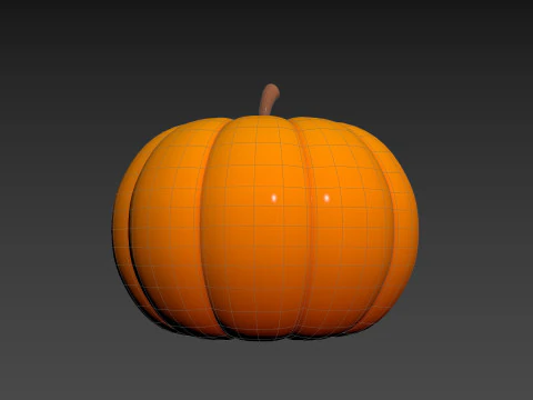 Prop274 Pumpkin Head 3D Model