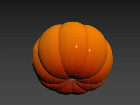 Prop274 Pumpkin Head 3D Model