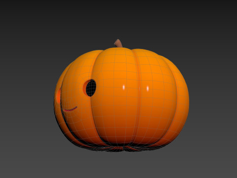 Prop274 Pumpkin Head 3D Model