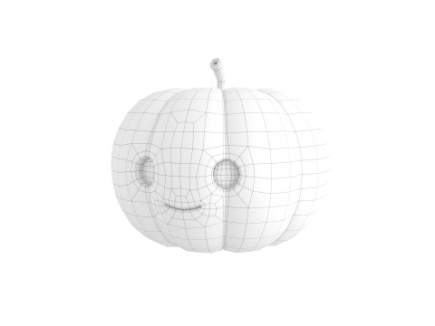 Prop274 Pumpkin Head 3D Model