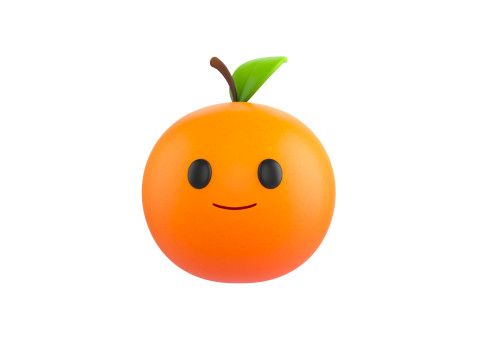 Prop275 Orange Head 3D 模型
