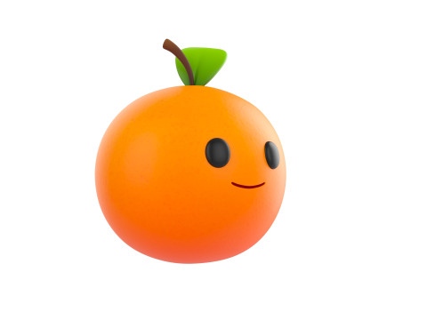 Prop275 Orange Head 3D 模型
