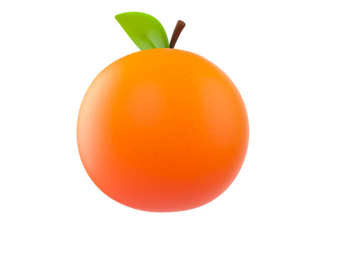 Prop275 Orange Head 3D 模型