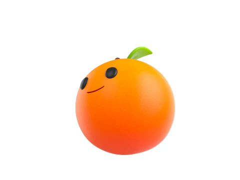 Prop275 Orange Head 3D Model
