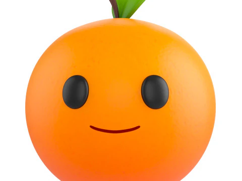 Prop275 Orange Head 3D Model