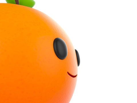 Prop275 Orange Head 3D 模型
