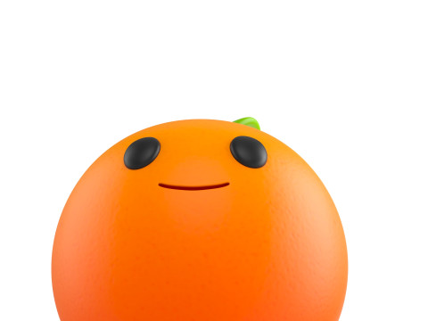 Prop275 Orange Head 3D 模型