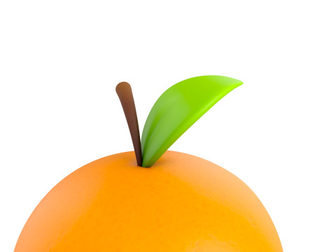 Prop275 Orange Head 3D 模型