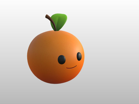 Prop275 Orange Head 3D 模型